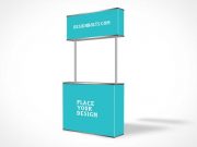 Trade Show Booth Display Stand PSD Mockup