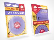 Blister Pack Roll Tape Packaging PSD Mockup