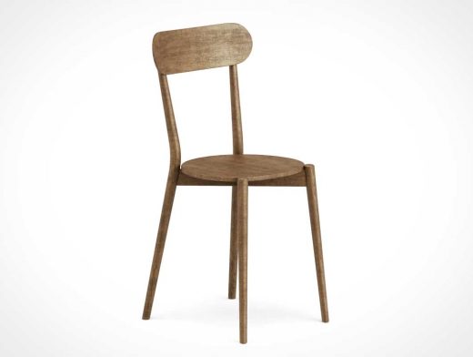 Chair Furniture From Scene Creator PSD Mockup