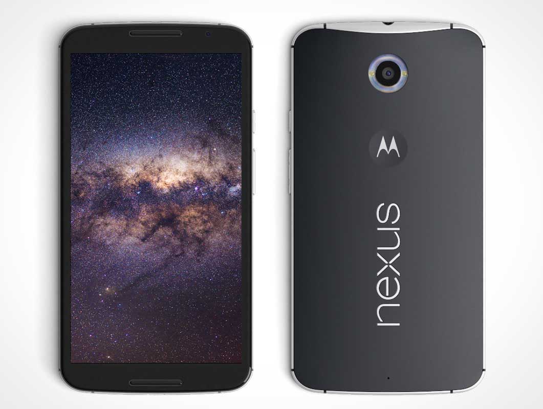 Google & Motorola Android Nexus Smartphones PSD Mockup