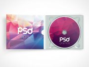 Jewel Case & CD DVD Packaging PSD Mockup
