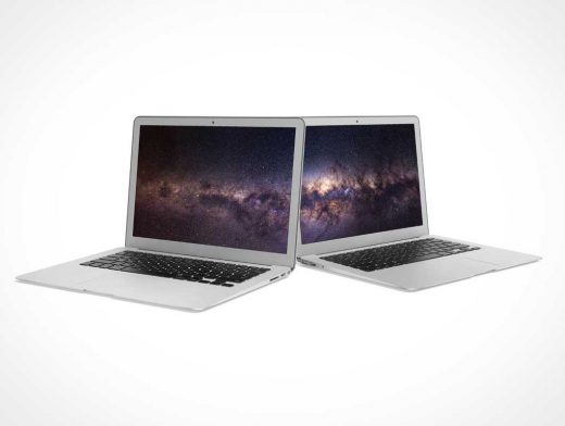 MacBook Air Product Promotion PSD Mockup