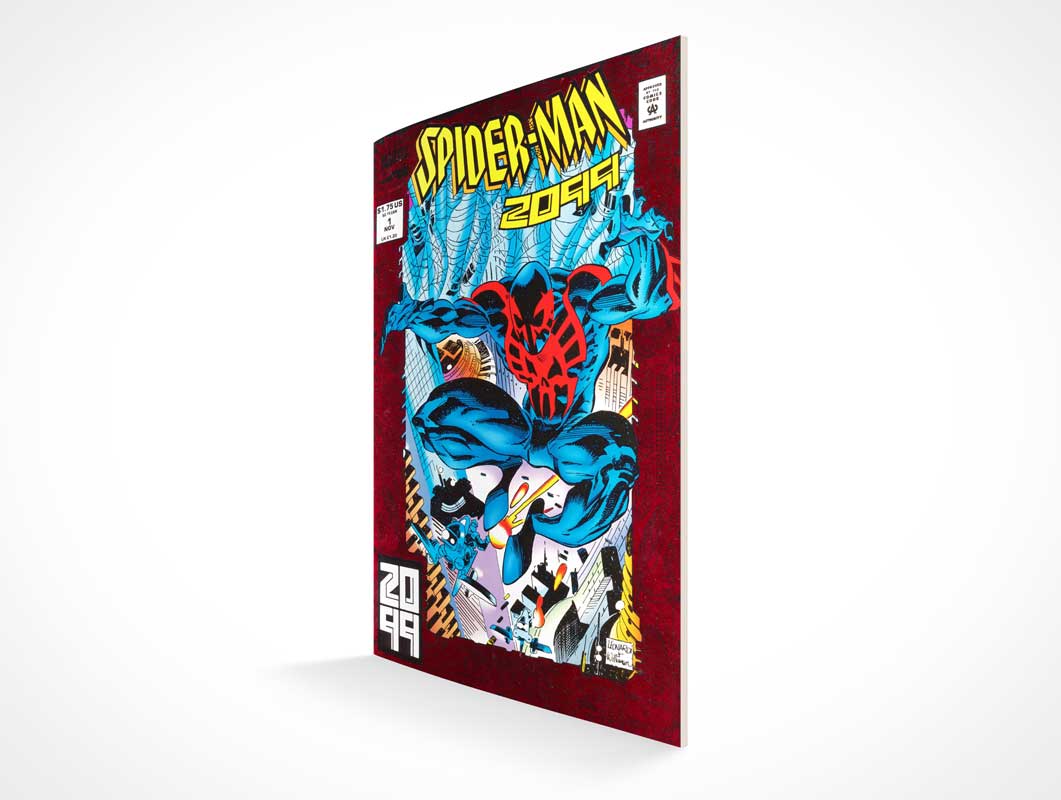 Comic Book & Graphic Novel Front Cover PSD Mockup