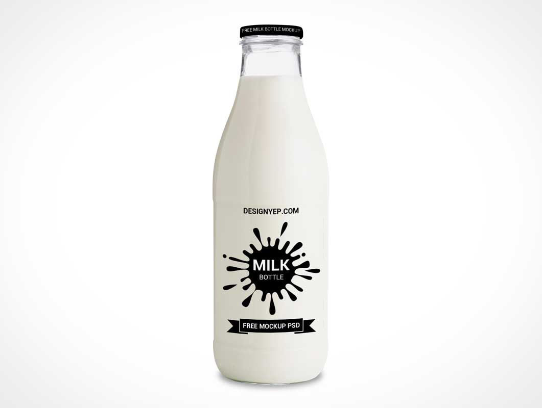 Milk Bottle Mockup - Home Design Ideas