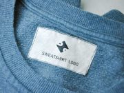 Jean & Sweatshirt Fashion Brand Label Tags PSD Mockup