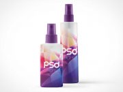 Perfume Spray Pump Bottle Products PSD Mockup
