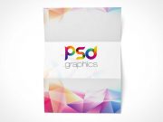 CV Resume Tri-Fold A4 Format Cover Sheet PSD Mockup