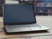 Generic Laptop & Wacom Tablet Workspace PSD Mockup