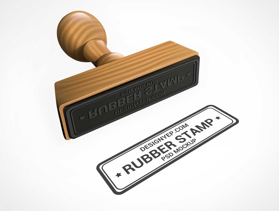 Approved Rubber Stamp PSD Mockup