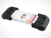 iPhone Game Controller Attachment PSD Mockup