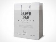 Reusable Multipurpose Shopping Bag & String Rope Carry Handles PSD Mockup