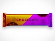 Sweet Candy Chocolate Bar Wrap Treat PSD Mockup