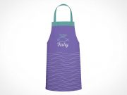 Cook's Smock Frock Apron Front & Neck Loop PSD Mockup