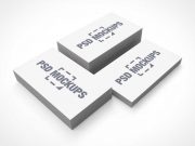 Corporate Business Card Stacks PSD Mockup