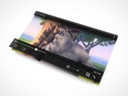 HD Streaming Video Player & Playback Controls PSD Mockup