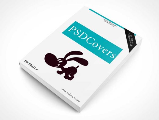 Softcover Manual Guide Front Book Cover PSD Mockup