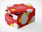 Gift & Filing Storage Box PSD Mockup