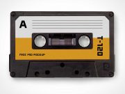 Compact Audio Magnetic Cassette Tape PSD Mockup