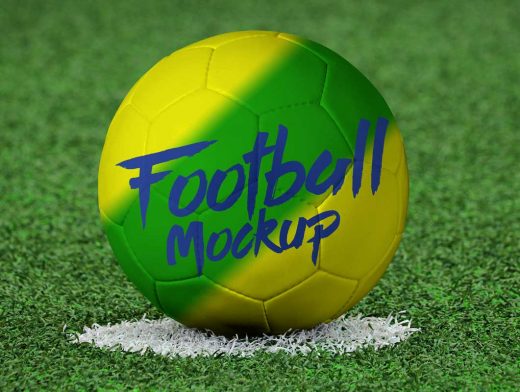Football Sports Team Branding PSD Mockup