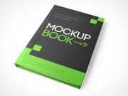 6 X 9 Bound Hardcover Book PSD Mockup