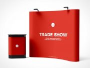 Exhibition Trade Show Booth Display PSD Mockup