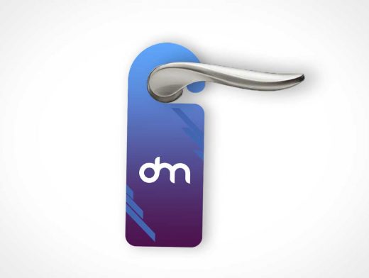Download Privacy Please Door Handle Sign Hanger PSD Mockup - PSD Mockups