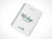 Spiral Notebook Cover PSD Mockup
