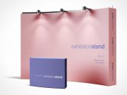 Trade Show Exhibition Booth Stand PSD Mockup
