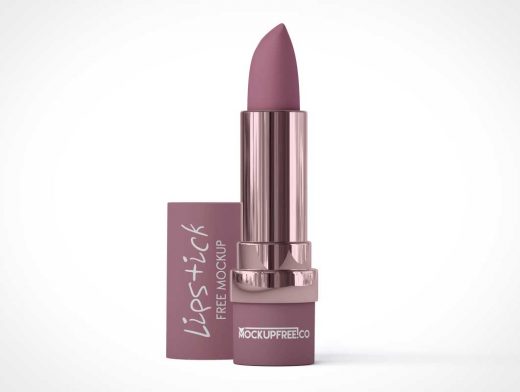 Cosmetic Lipstick Applicator PSD Mockup