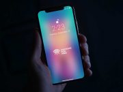 iPhone X In Hand PSD Mockup