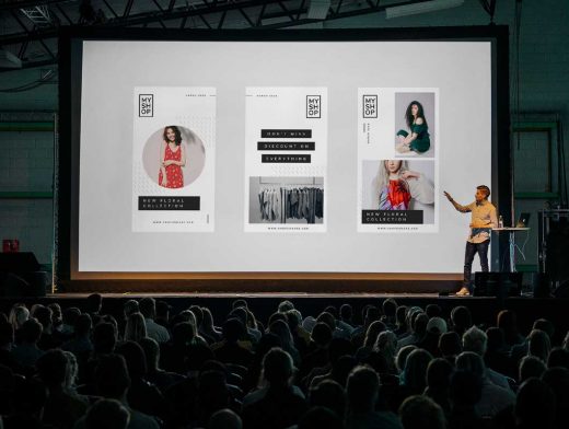 Product Announcement Presentation Event PSD Mockup