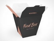 Chinese Food Take-Out Box PSD Mockup