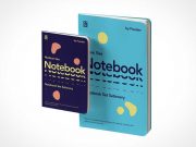 Lined paper Notebook & Pocketbook PSD Mockup