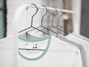 Cotton T-Shirts Hanging on Wire Hangers PSD Mockup