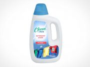 Detergent Soap Wash Bottle & Pour Cap PSD Mockup