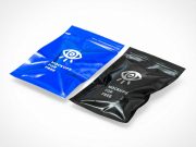 Sealed Foil Corporate Pouches PSD Mockup