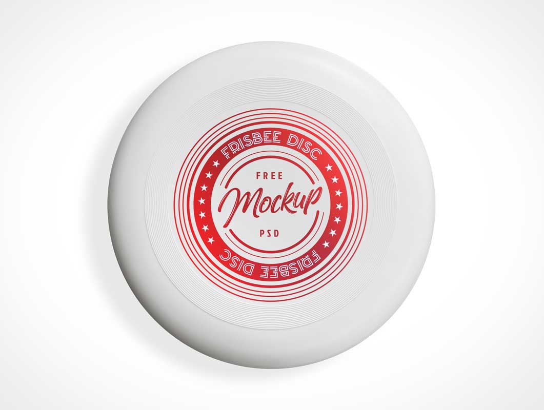 Classic Ultimate Frisbee Disc PSD Mockup