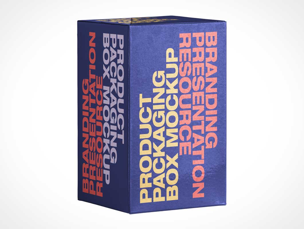 Giftbox Product Packaging PSD Mockup