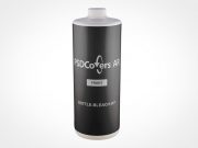 White Container Bottle PSD Mockup PSD Mockup