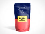Sealed Ground Coffee Pouch PSD Mockup