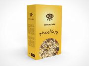 Cereal Box Packaging PSD Mockup