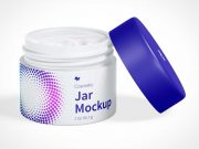 Cosmetic Jar HDPE Wide Mouth PSD Mockup