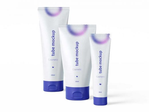 Cosmetic Squeeze Tube PSD Mockup
