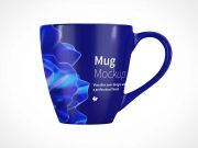 Hot Coffee Mug PSD Mockup