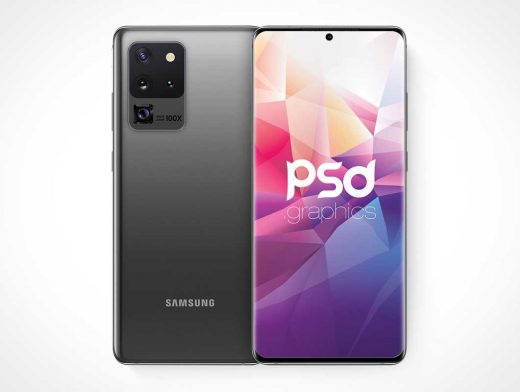 Samsung Galaxy S20 Ultra PSD Mockup