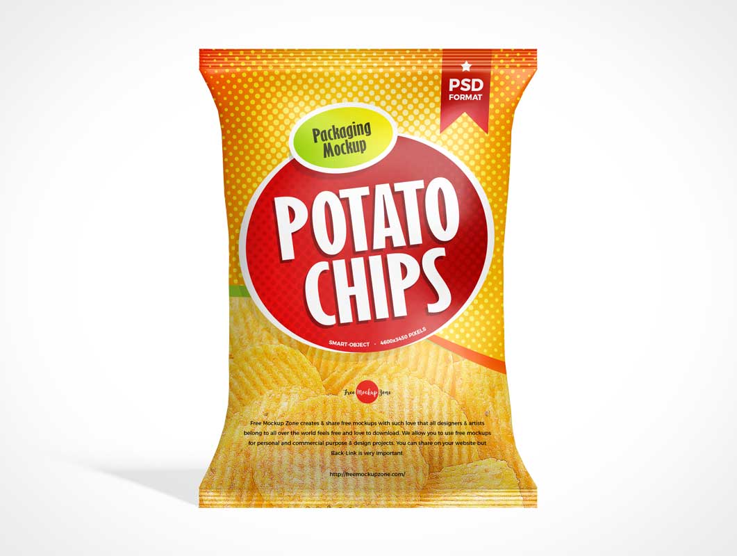 Download Chips - PSD Mockups