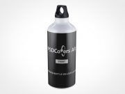 Aluminium Coated Water Bottle PSD Mockup