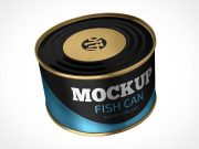 Tuna Fish Can PSD Mockup