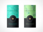 Short Paper Tube Container PSD Mockup