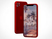 iPhone 11 Pro Smartphone Front & Back PSD Mockup